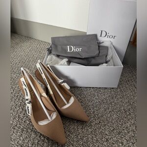 Dior slingback heels